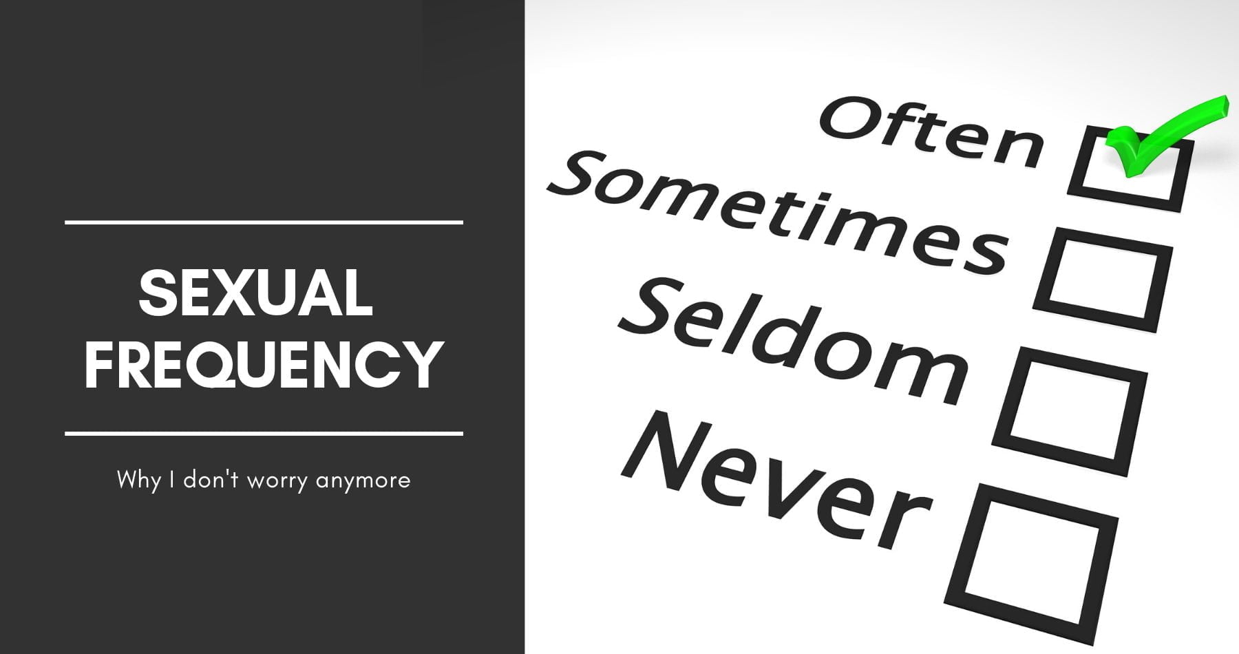 Sexual Frequency: Why I Don't Worry Anymore - Uncovering Intimacy