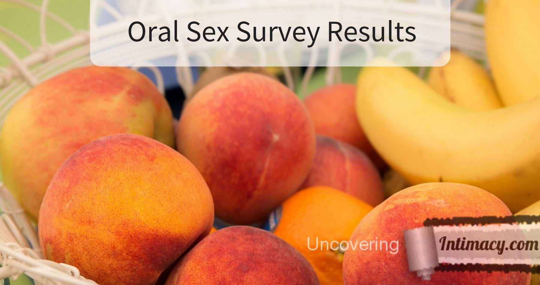 Oral Sex Survey Results photo image