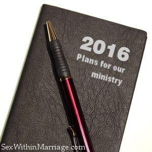 2016 Plans for Sex Within Marriage Ministry