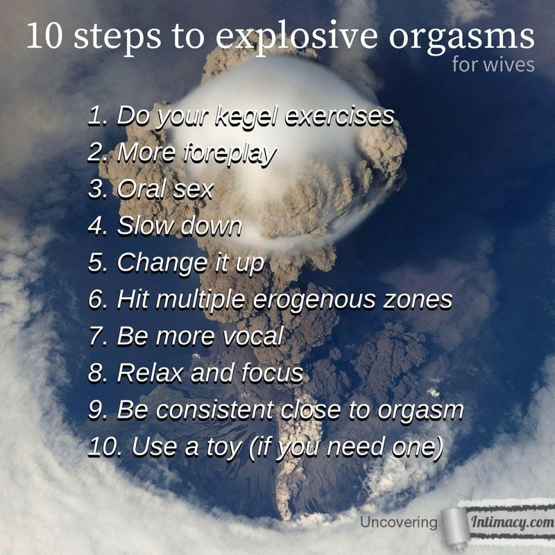 10 steps to explosive orgasms for your wife