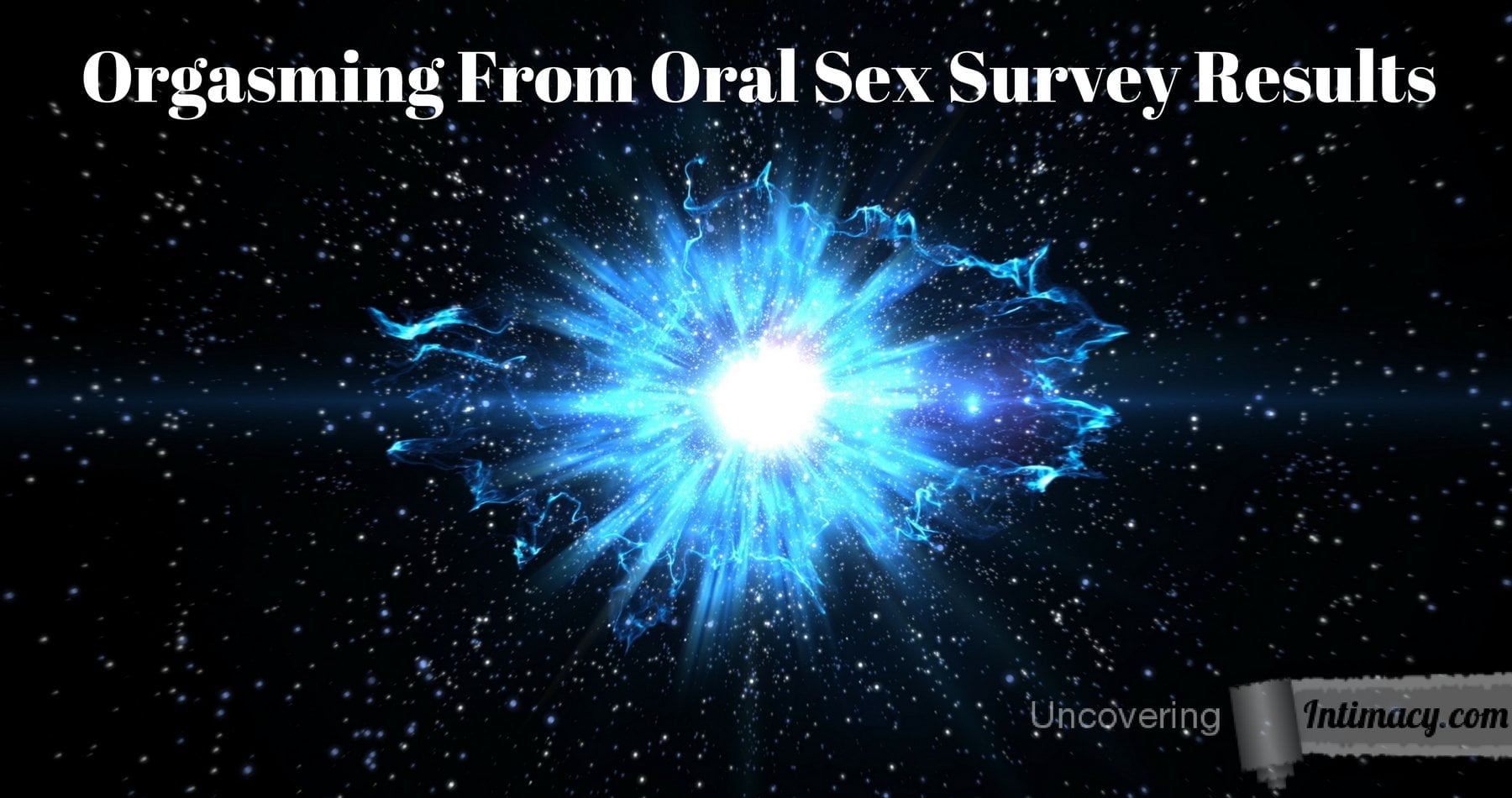Orgasming from oral sex survey results