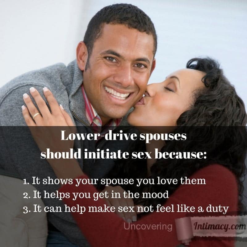 Why lower-drive spouses should initiate sex