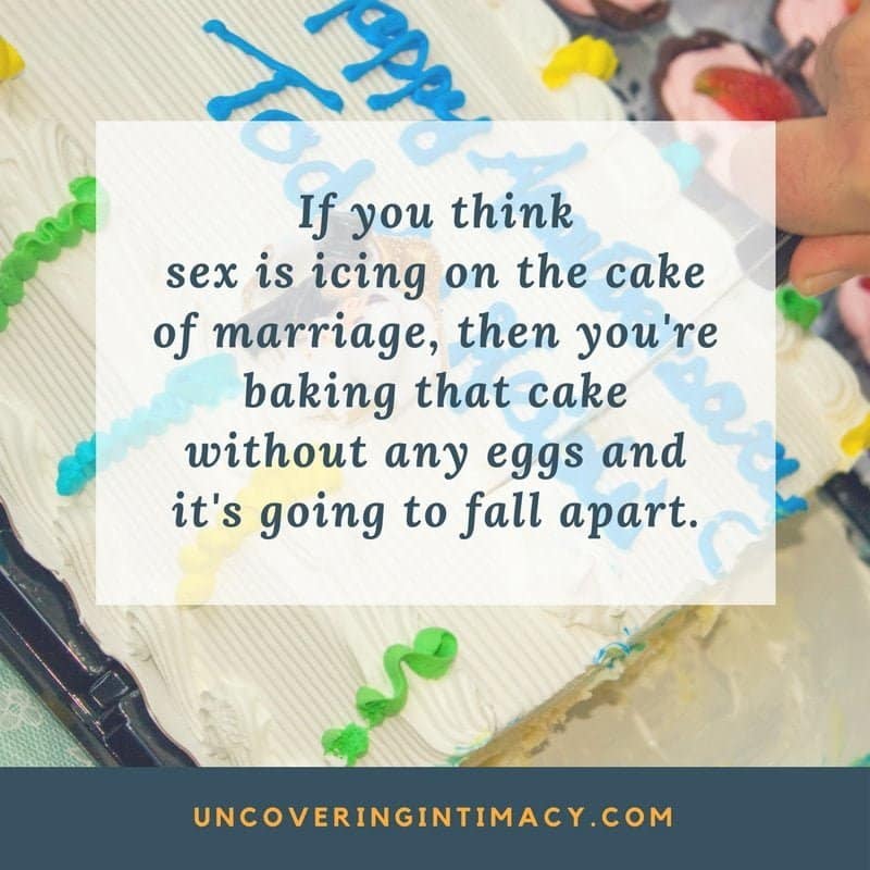 If you think sex is the icing on the cake