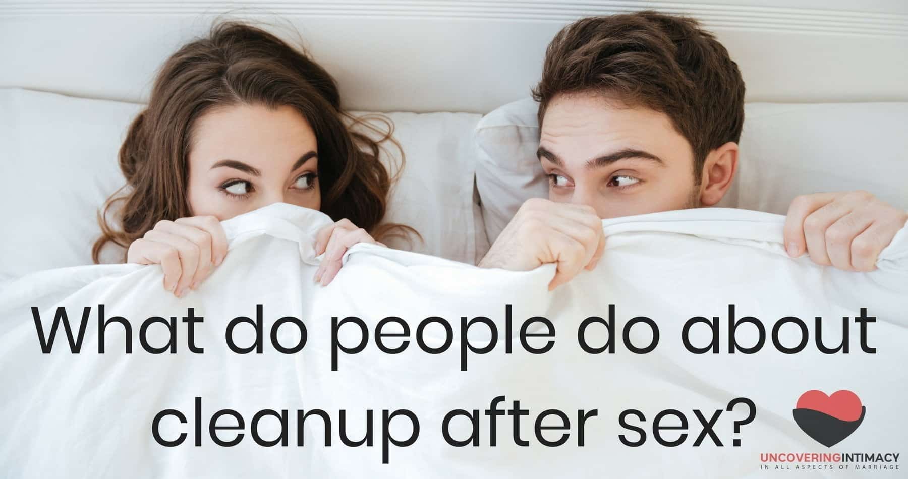 What do people do about cleanup after sex? picture