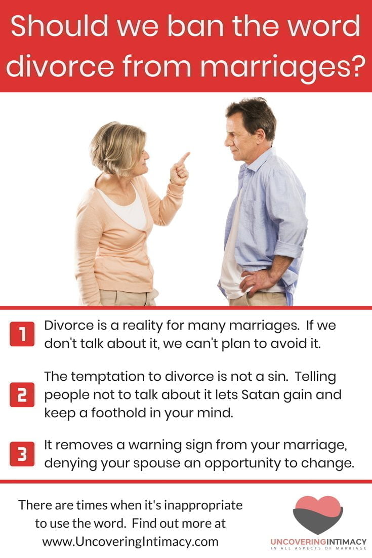 Should we ban the word divorce from marriages?