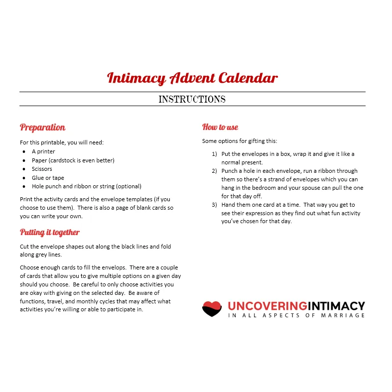 Intimacy Advent Calendar - Image 2