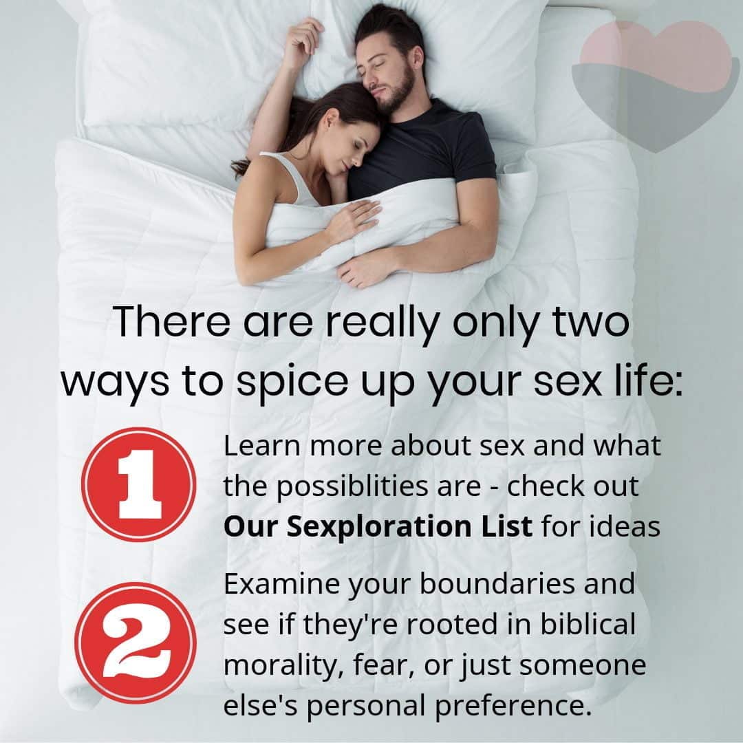 spice up your married sex life