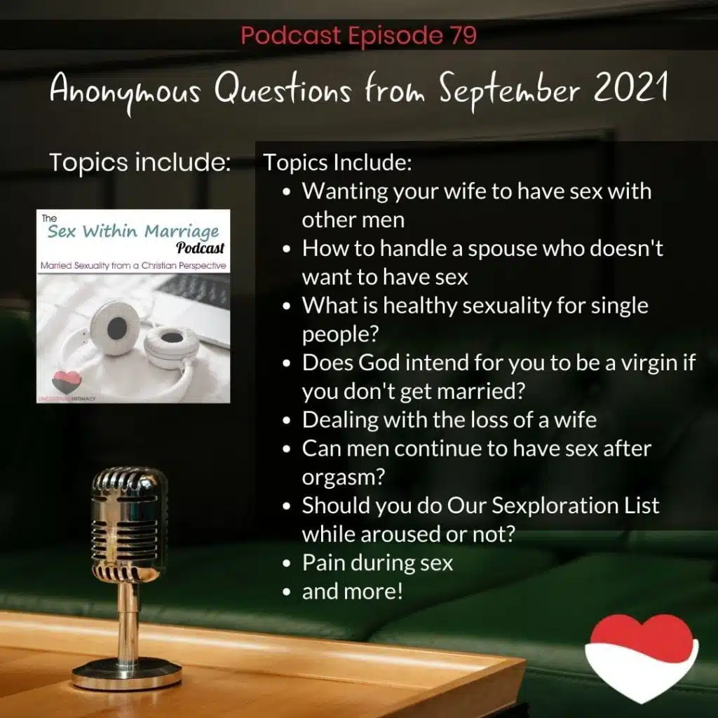 Sex Within Marriage Podcast Episode 079 Instagram