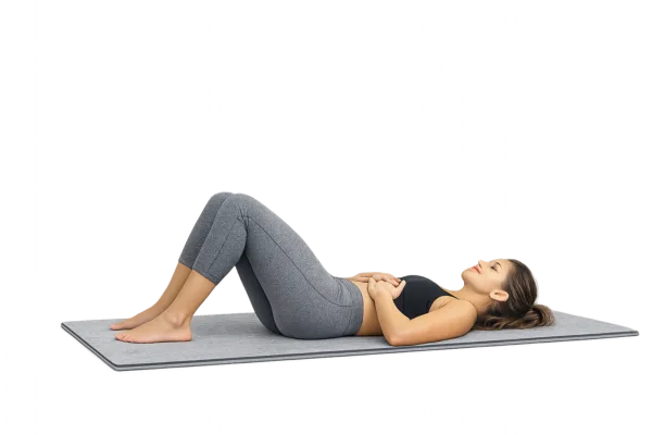 Woman doing kegels