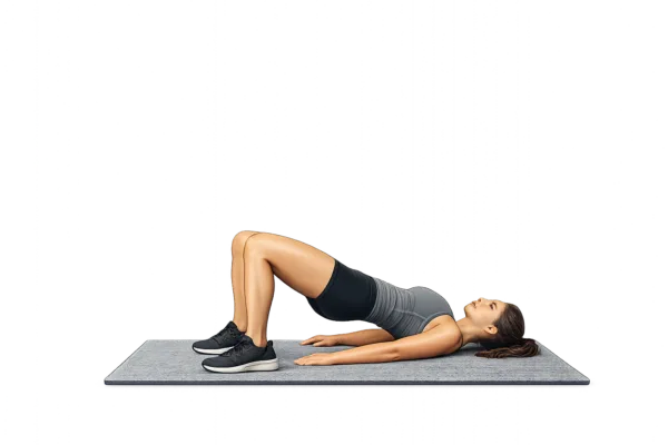 Woman doing a hip raise