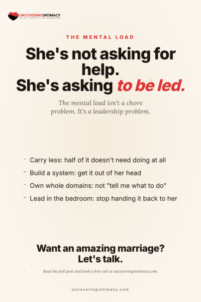 How to solve the mental load in a Christian marriage.