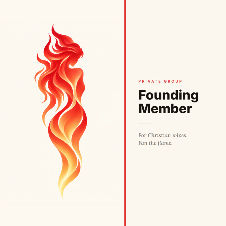 Founding Member, a private group for Christian wives